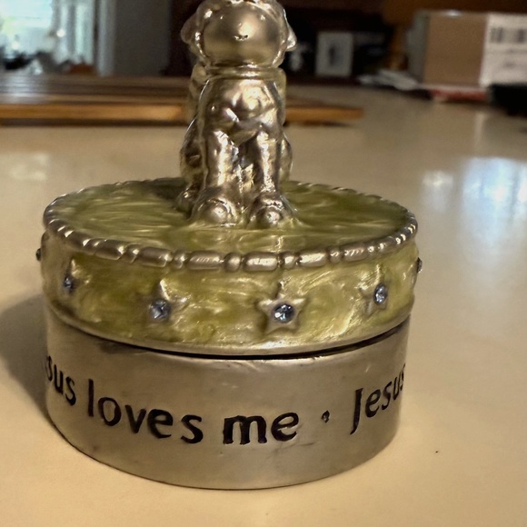 Other - Easter Lamb Pewter Trinket Case